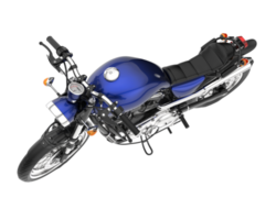 motocicleta isolada em fundo transparente. renderização 3D - ilustração png