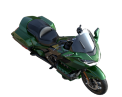 motocicleta isolada em fundo transparente. renderização 3D - ilustração png