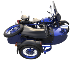 motocicleta isolada em fundo transparente. renderização 3D - ilustração png