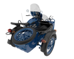 moto isolée sur fond transparent. rendu 3d - illustration png