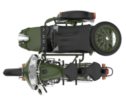 Motorcycle isolated on transparent background. 3d rendering - illustration png