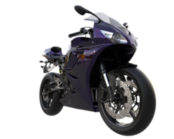 Motorcycle isolated on transparent background. 3d rendering - illustration png