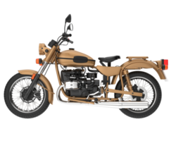 Motorcycle isolated on transparent background. 3d rendering - illustration png