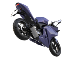 Motorrad isoliert auf transparentem Hintergrund. 3D-Rendering - Abbildung png