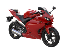 Motorrad isoliert auf transparentem Hintergrund. 3D-Rendering - Abbildung png