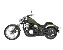 motocicleta aislada sobre fondo transparente. Representación 3d - ilustración png