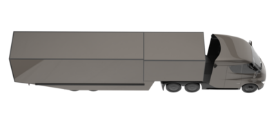 Truck isolated on transparent background. 3d rendering - illustration png