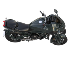 motocicleta isolada em fundo transparente. renderização 3D - ilustração png