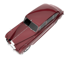 Modern car isolated on transparent background. 3d rendering - illustration png