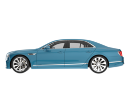 Modern car isolated on transparent background. 3d rendering - illustration png