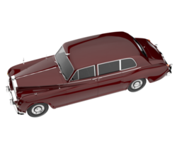 Modern car isolated on transparent background. 3d rendering - illustration png