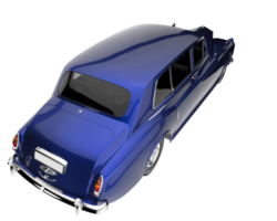 Modern car isolated on transparent background. 3d rendering - illustration png