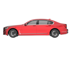 Modern car isolated on transparent background. 3d rendering - illustration png