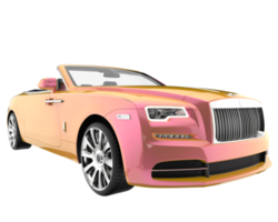 carro moderno isolado em fundo transparente. renderização 3D - ilustração png