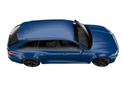 carro moderno isolado em fundo transparente. renderização 3D - ilustração png