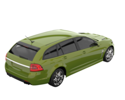 Modern car isolated on transparent background. 3d rendering - illustration png