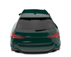 Modern car isolated on transparent background. 3d rendering - illustration png