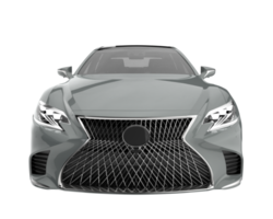 Modern car isolated on transparent background. 3d rendering - illustration png