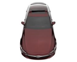 Modern car isolated on transparent background. 3d rendering - illustration png