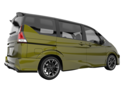 voiture moderne isolée sur fond transparent. rendu 3d - illustration png