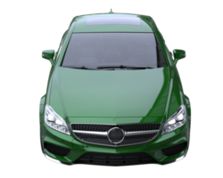 carro moderno isolado em fundo transparente. renderização 3D - ilustração png