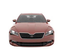 Modern car isolated on transparent background. 3d rendering - illustration png