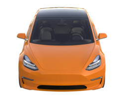 Modern car isolated on transparent background. 3d rendering - illustration png