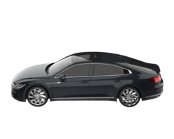 Modern car isolated on transparent background. 3d rendering - illustration png