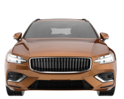 carro moderno isolado em fundo transparente. renderização 3D - ilustração png