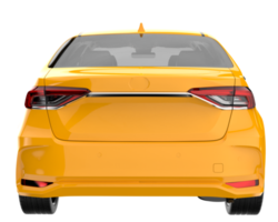 Modern car isolated on transparent background. 3d rendering - illustration png
