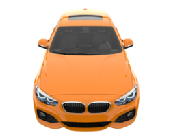 carro moderno isolado em fundo transparente. renderização 3D - ilustração png