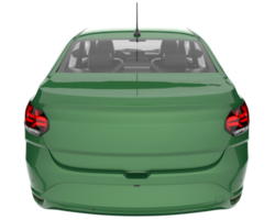 Modern car isolated on transparent background. 3d rendering - illustration png