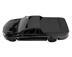 modern bil isolerat på transparent bakgrund. 3d tolkning - illustration png