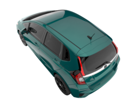 carro moderno isolado em fundo transparente. renderização 3D - ilustração png