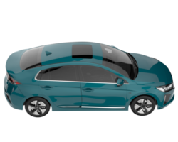 carro moderno isolado em fundo transparente. renderização 3D - ilustração png