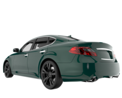 Modern car isolated on transparent background. 3d rendering - illustration png