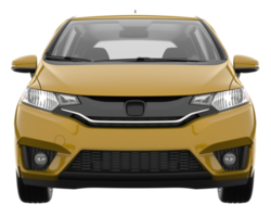 Modern car isolated on transparent background. 3d rendering - illustration png