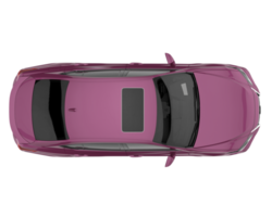 modern auto geïsoleerd Aan transparant achtergrond. 3d renderen - illustratie png