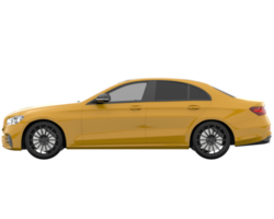 Modern car isolated on transparent background. 3d rendering - illustration png