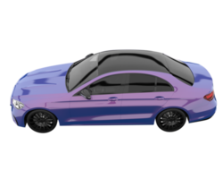 Modern car isolated on transparent background. 3d rendering - illustration png