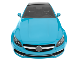 Modern car isolated on transparent background. 3d rendering - illustration png