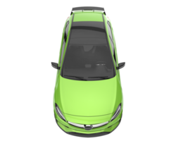 voiture moderne isolée sur fond transparent. rendu 3d - illustration png