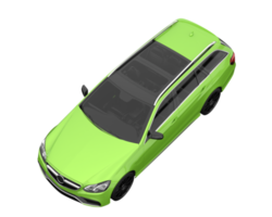 Modern car isolated on transparent background. 3d rendering - illustration png