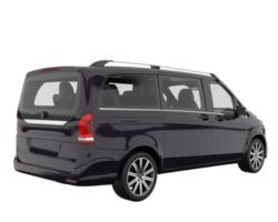 Modern car isolated on transparent background. 3d rendering - illustration png