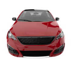 Modern car isolated on transparent background. 3d rendering - illustration png