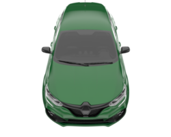 carro moderno isolado em fundo transparente. renderização 3D - ilustração png