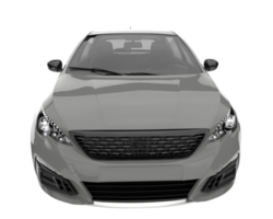 Modern car isolated on transparent background. 3d rendering - illustration png