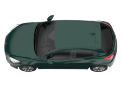 Modern car isolated on transparent background. 3d rendering - illustration png