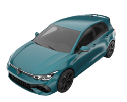 carro moderno isolado em fundo transparente. renderização 3D - ilustração png