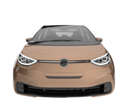 Modern car isolated on transparent background. 3d rendering - illustration png